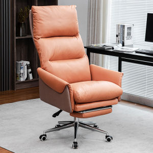 Comfortable Computer Chair Reclining Lifting Long-Sitting Adjustable Office Chair with Leg Rest Swivel Sofa Chairs