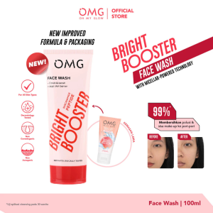 OMG Oh My Glow Bright Booster Face Wash 50g / 100g | Pembersih Wajah
