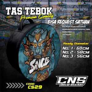 Tas Tebok Murai Motif single fighter singa Ransel Gendong Jinjing Bawa Tebok Sangkar Murai printing