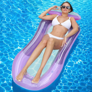 Floating Water Hammock Float Lounger Water Inflatable Floating Bed Chair Pool Party Toy Floating Hammock Float