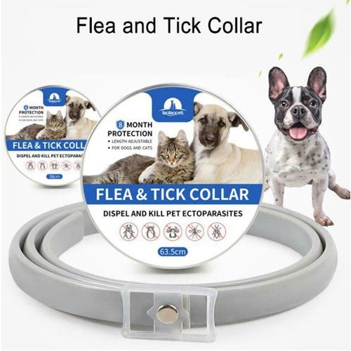 FLEA & TICK COLLAR DISPEL AND KILL PET ECTOPARASITES / Dog Tick Collar