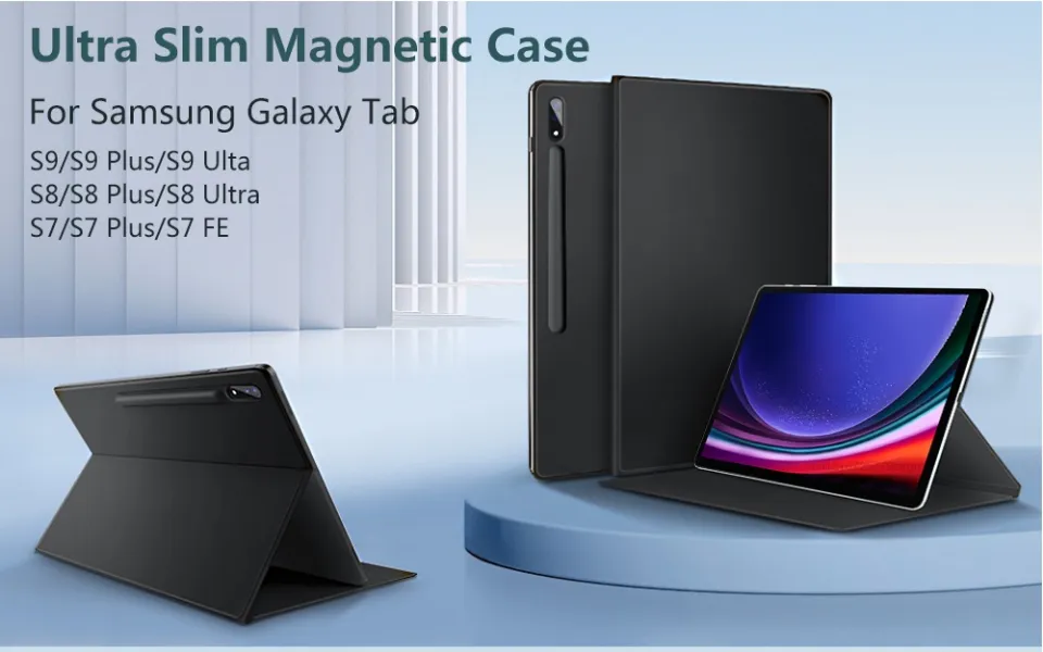 Case for Samsung Galaxy Tab S9 S8 Ultra S7 FE Plus Case Magnetic