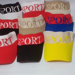 topi senam wanita topi bolong rajut import Korea topi senam sport