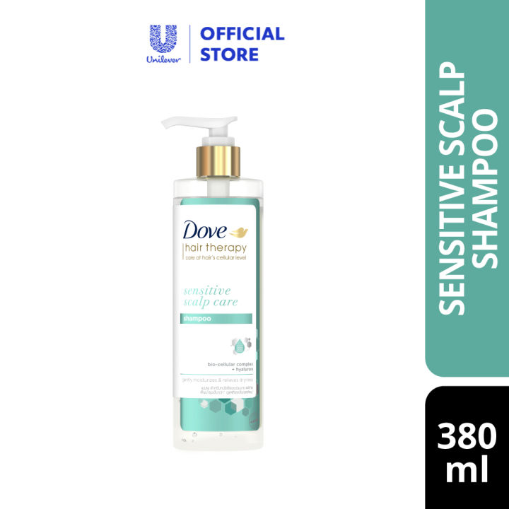 Dove Hair Therapy Sensitive Scalp Care Shampoo 380ml Lazada