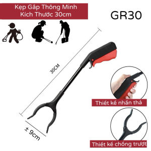 Cây / Gậy gắp rác/ cây lấy đồ quần áo inox thương hiệuCây Gắp Thông Minh Kẹp Gắp Rác Cán Dài Nhựa - BAUHO