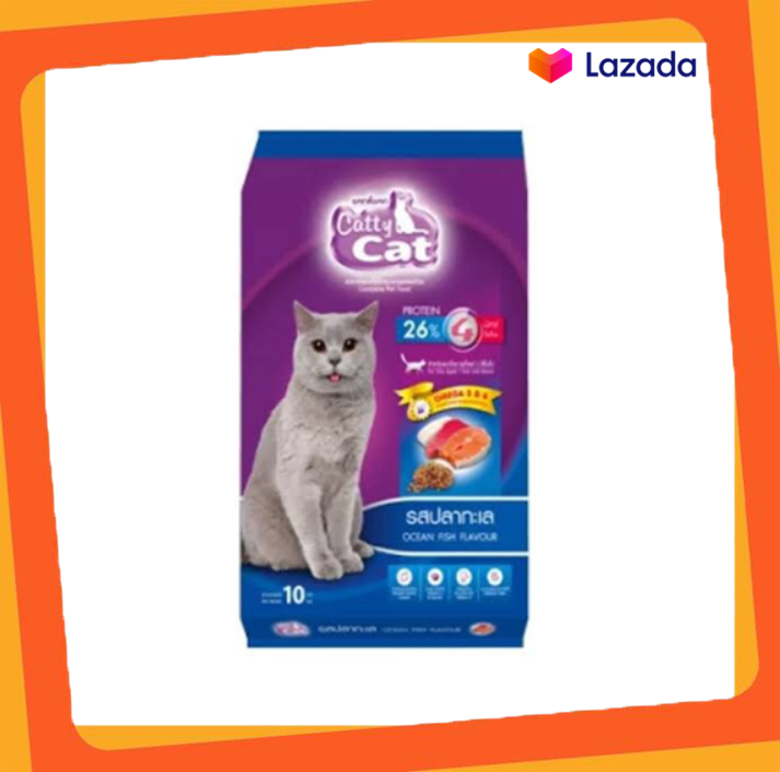 Catty Cat Cat Food อาหารแมว FT69 ปลาทะเล 10 Kg. Lazada.co.th