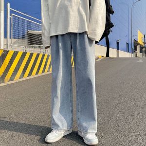 [BISA COD]celana jeans pria baggy jeans pria straight jeans celana korean style pria fashion celana panjang celana jeans pria jumbo celana jins pria korean style jeans celana kulot priaPacarjeans pria longgar straight pants