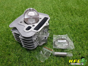 เสื้อสูบ พร้อมลูกสูบ W100 ลูก 53 มิล สำหรับรถจักรยานยนต์ Honda Wave 100/110เก่า ปลอกนอก 55มิล