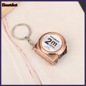 [Heartsbat] Mini Small Portable Tape Measure Portable Key Chain 2 M Ruler Household Steel Tape Measure
