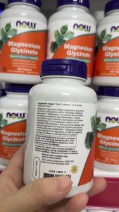 NOW Foods Magnesium Glycinate 100mg – Magie Bisglycinate Hỗ Trợ Thần Kinh Cơ Bắp Giấc Ngủ - - Hỗ trợ hoạt động bình thường của hệ thần kinh. - Hỗ trợ chức năng cơ bắp và dẫn truyền thần kinh. - Góp phần hỗ trợ hoạt động bình thường của tim.