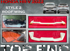 HONDA HRV HR-V SUV 2021 2022 STYLE 2 REAR TOP WING SPOILER TAILGATE SPOILER MATERIAL ABS BODYKIT
