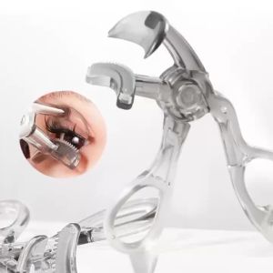 Portable Frameless Lash Curler with Comb - Wide-Angle Sunflower Eyelash Curler for Natural Curl  No-Pinch Design & Beginner-Friendly (Travel Size)