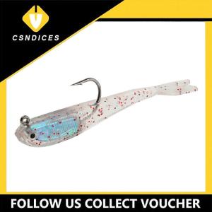 [Csndices] Lure Bait 75mm Color Soft Fish 6.5g Simulation Fish Bait Bait Lead Soft Fish Lead Fish