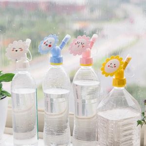 PLLEWY Adapters with Bottle Garden Watering Sprinkler Nozzle Easy Tool Creative Bottle Cap Sprinkler Head Portable Cartoon Bottle Watering Nozzle Garden Tools