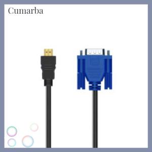 [Cumarba] 1 Piece đối với HDTV HD LCD 1 1.5 3 5M 1080P hdmi-tương thích với VGA Nam Cable Adapter chì cho kết nối máy tính Máy Chiếu TV FC