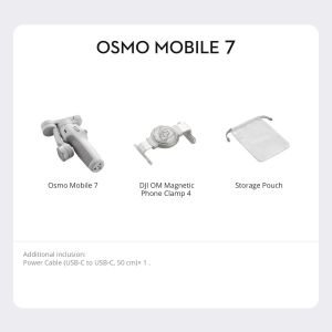 DJI Osmo Mobile 7 Series - Handheld Gimbal | 3Axis Stabilization | 10hr Battery Life | Gesture Control | Active Track7.0