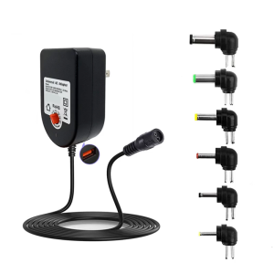 อะแดปเตอร์สวิตช์จ่ายไฟสลับ36W และ3-12V ปรับได้พร้อมอะแดปเตอร์6หัวประสิทธิภาพสูง