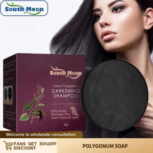 Dầu gội làm đen tóc Xà Phòng Gội Đầu Bằng Polygonum Multiflorum Tự Nhiên Chống Rụng Tóc Nhỏ Gọn Tiện Lợi