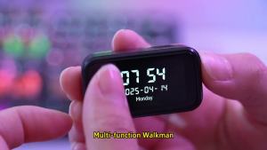 MP3 Player with BluetoothPortable Digital Lossless 32G Music Player with Built-in Speaker 1.47 in Full Touch Screen Voice RecorderE-BookFM Radio，wtih Clip Design