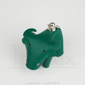 Móc Khóa Trang Trí Da Thật Hình Con Trâu LEALUX BUFFALO KEYCHAIN