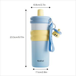 Redchef bình giữ nhiệt 580ml có ống hút – Dùng được nước nóng và lạnh thiết kế thời trang