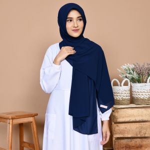 Segiempat Pashmina Melayu Pasmina Anti Tembem dan Chubby | Hijab Instan Terbaru