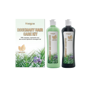 Hoegoa  Rosemary Quillwood Hair Care Set   Nourishing and moisturizing hair care set for natural shine and smoothness