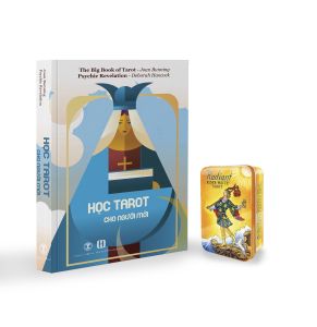 Tarot Combo Bộ Bài Radiant Rider Waite Tarot Tin Edition + Học Tarot Cho Người Mới (Mystic House Tarot Shop) - Bài Gốc Authentic Chính Hãng 100%