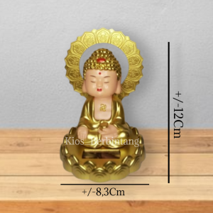 Pajangan Buddha Gautama Hiasan Biksu Buddha 1 Pcs