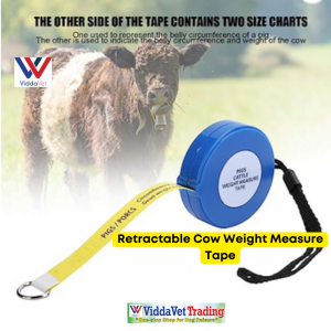 Body Weight Tape Measure Retractable for cow  Cattle tape measure for body weight retaractable live weight tape for pig