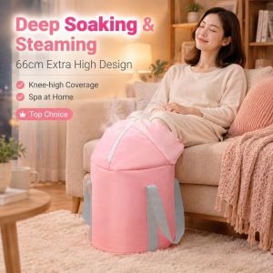Collapsible Foot Spa Heated Foot Bath with Temperature Control for Home Relaxation