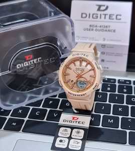 jam tangan wanita DIGITEC BDA 4126 T dualtime anti air