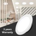 TOLO Pin light Tri color LED Downlight Dimmable light Recessed Round Panel Light Ultra-Thin Ceiling Light 5W 7W 9W. 