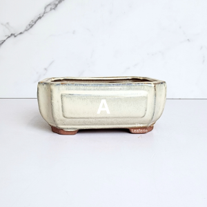 The Leaferie Bonsai Pot (Series 56) Rectangular Plant pot ceramic Flowerpot planter Flower pots