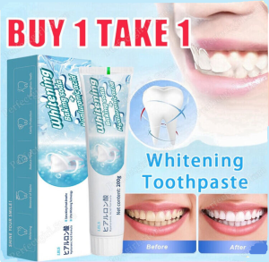 buy 1 take 1 + 4pcs toothbrush original Scoban toothpaste peppermint with baking soda teeth whitening stain removal colgate whitening toothpaste Stains clear oral cavity rain healthy oral Food Graded Family Toothpaste 200g