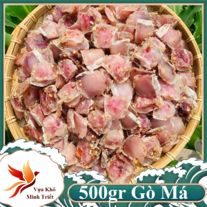 500gr Khô Gò Má Cá Lóc Thịt Nhiều 3 Nắng Ướp Vừa Ăn ít mặn dai thơm- VỰA KHÔ MINH TRIẾT