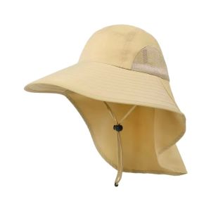 ZYJC Vành rộng Mũ ngư dân Chống tia UV Có thể điều chỉnh Mũ chống nắng  Bảo vệ UPF 50+ Mũ xô Mùa hè