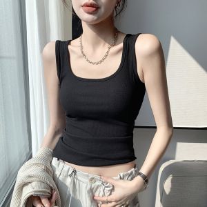BT Woman Vest Sleeveless Sling Tops Short Sleeved Undershirt Interior Layering Extravasation Summer Self Cultivation Fashion Baita Appear Thin