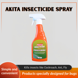 Akita Insecticide Spray 500ML Multi-Insect Killer   Non-Toxic (Fly killerCockroachFleaBed Bugs) Spray For Home Use
