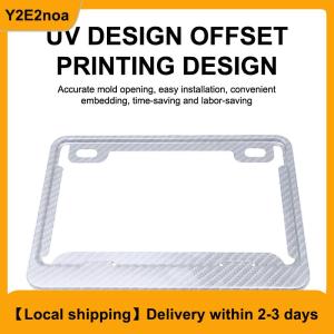 【Local shipping】 Motorcycle License Plate Frames Universal Aluminum License Plate Holder License Plate Holders Frame
