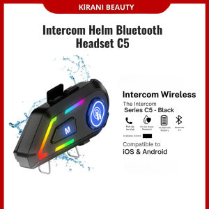 INTERCOM C5 Bluetooth Intercom Headset Vnetphone Helm 6 Rider Helmet