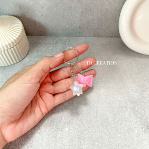 Gantungan Kunci Keychain Bintang Permen Gantungan Tas Manik Bag Charm Aesthetic