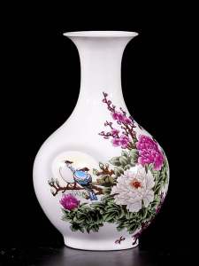 Ready stock Chinese style Jingdezhen ceramic vase home decoration