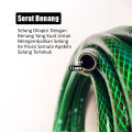 JULO -  Selang Semprotan Alat Cuci Motor Set Selang Panjang 15 Meter Semprotan New Upgrade Kuningan - Paket Alat Cuci Motor Set Selang 15 Meter Semprotan Upgrade - Selang Semprotan New Upgrade - Selang Taman Serat Benang Hijau 15M Semprotan Air Kuningan. 