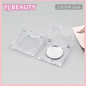 🔥🔥🔥yaojun Square Empty Eyeshadow Palette Plastic Cosmetic Container Clear Makeup Case