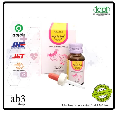 Apialys Drops 10 ML (Suplemen Anak Penambah Nafsu Makan dan Multivitamin Anak)