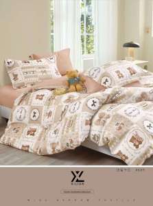 🛏️ SUPER SINGLE/SINGLE 3-IN-1 Aloe Cotton Bedsheet Cadar Set | Fitted Elastic | Cute Cartoon Prints
