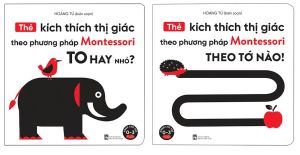 Combo 2 Cuốn Thẻ Kích Thích Thị Giác Theo Phương Pháp Montessori (0 - 3 Tuổi)