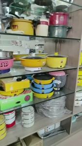 LZD  Yellow Duck Computer Smart Electric Chafing Dish Household Multi-Functional Electric Steamer Electric Caldron Electric Frying Pan Household Pot Cooking Wok