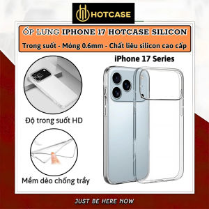 Ốp lưng siêu mỏng 0.4mm dẻo silicon trong suốt iPhone 17 16 15 14 13 12 Mini 11 Pro XS Max X XR SE 7 8 6S 6 Plus Air